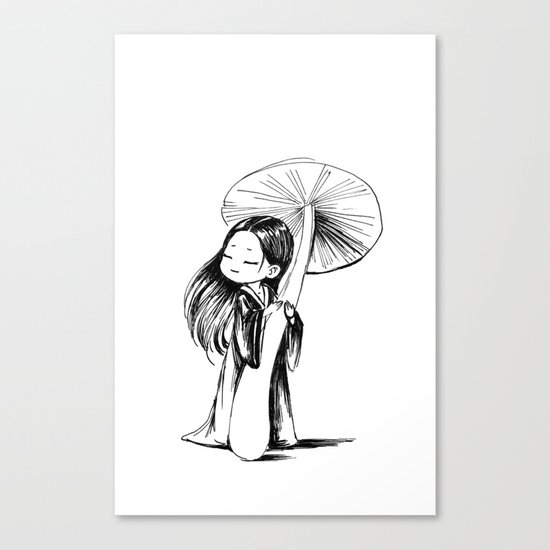 Huge mushroom Canvas Print