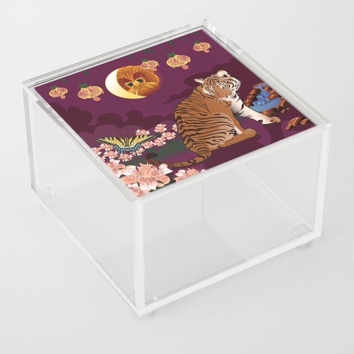 Tigerlily Acrylic Box
