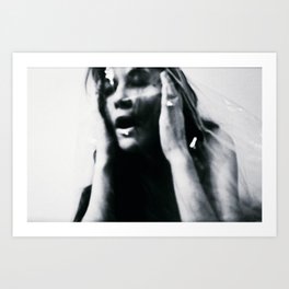 deepest fear Art Print | Photo, Black and White, People, Black And White, Scary, Digital 