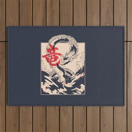 Japanese Sea Dragon Outdoor Rug