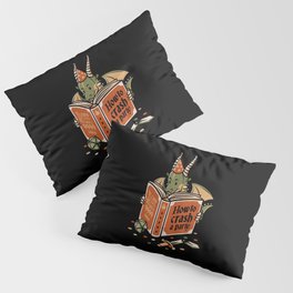 Dragon Reading a Book RPG Party Crashing by Tobe Fonseca Pillow Sham