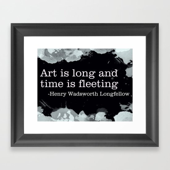 Fleeting Framed Art Print
