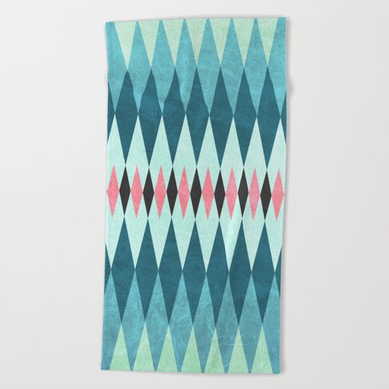 Tribal IX Beach Towel