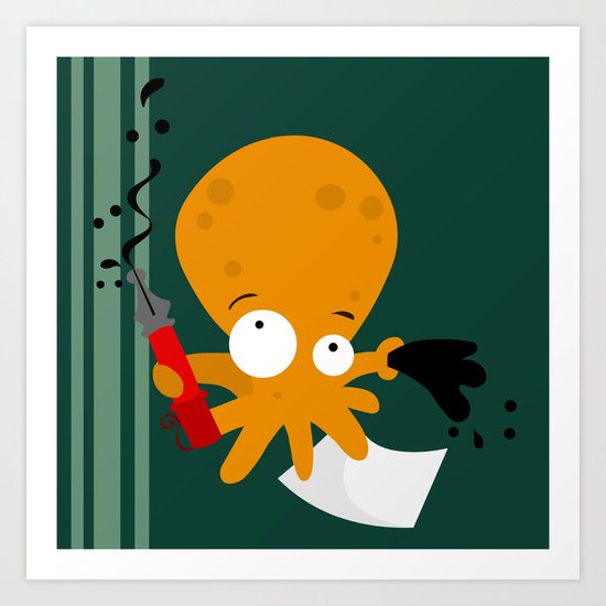 octopus Art Print