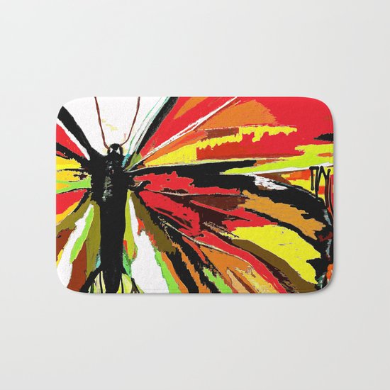 Butterfly Bath Mat