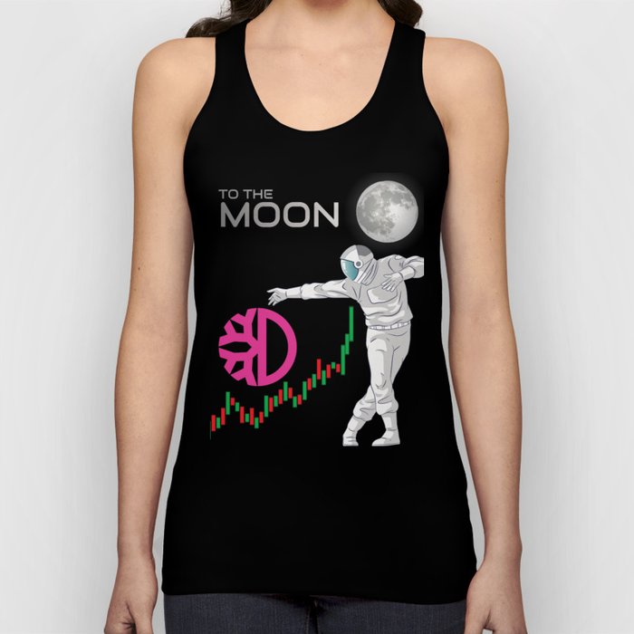DeFiChain DFI To The Moon Crypto Cryptocurrency Tank Top