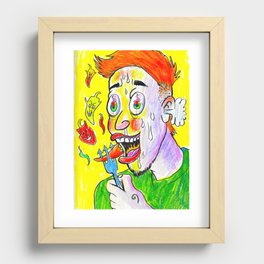 Spicy Recessed Framed Print