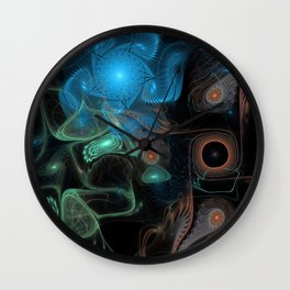 Galatic Sushi Wall Clock | Fractalart, Sushi, Johnnormanstewart, Digital, Fractal, Abstract, Galacticsushi, Painting 