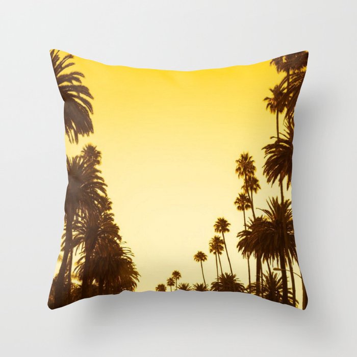 Palm Treess Throw Pillow