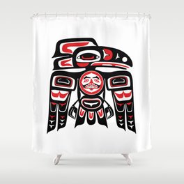 Raven Haida Native American Tlingit Art Alaska Shower Curtain