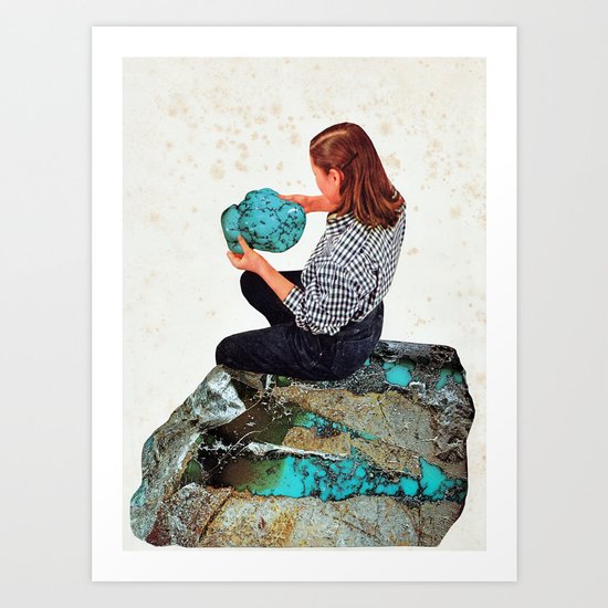 TURQUOISE Art Print