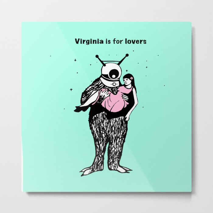 Virginia is for Lovers Metal Print