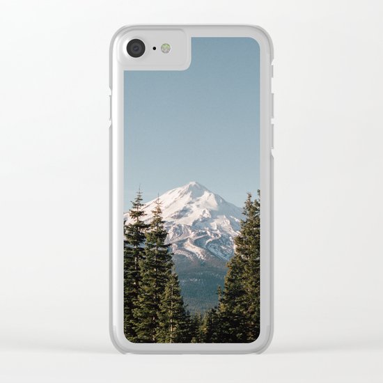 Mt Shasta Morning Clear iPhone Case