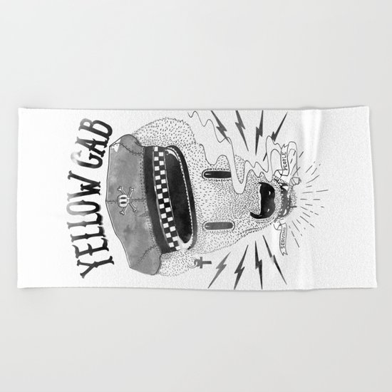 Bad Taxi Driver Beach Towel