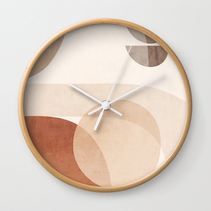 Abstract Minimal Shapes 16 Wall Clock