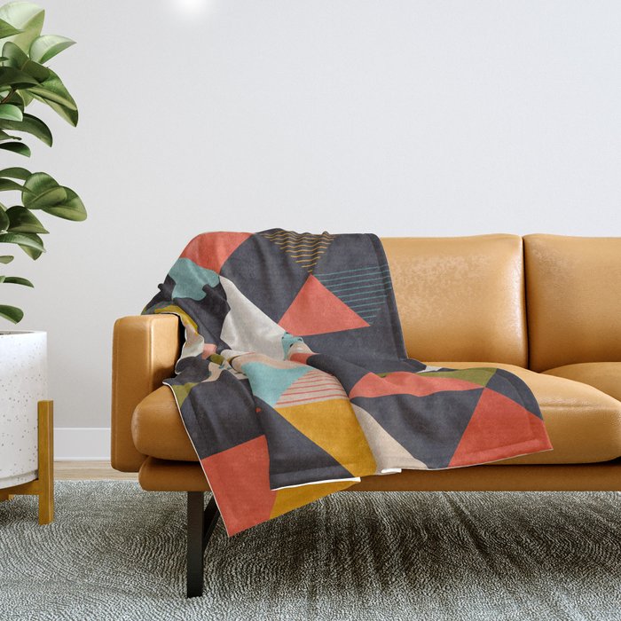 Mid century throw blanket sales