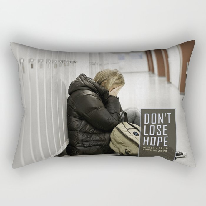 Don't Lose Hope Rectangular Pillow