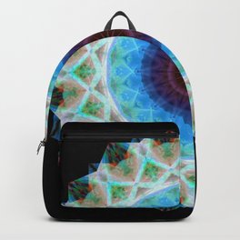 Blue And Green Mandala - Starlight Backpack