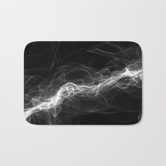 Smoke White Bath Mat