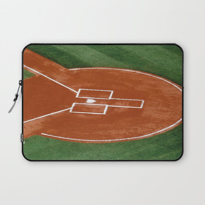 Baseball Field - Illustration Graphic Design Laptop Sleeve