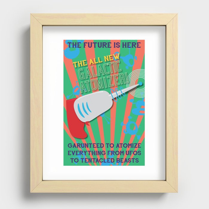 The Galactic Atomizer Recessed Framed Print