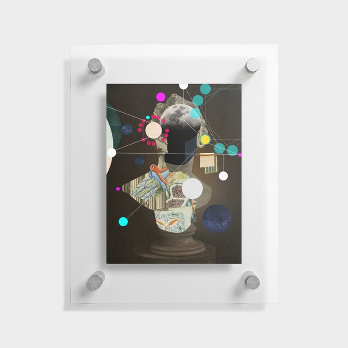 Where is my mind · Moon & Space Floating Acrylic Print
