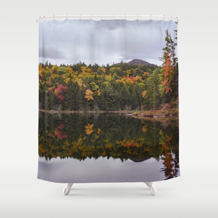 Foliage Reflection Shower Curtain