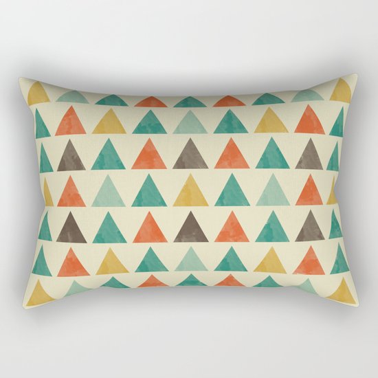 Lovely geometric Pattern VII Rectangular Pillow