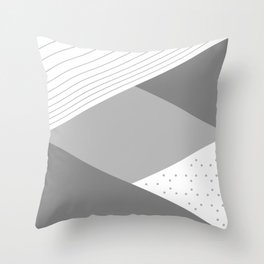 Shapes decor 3opposite. minimalist. line. Throw Pillow