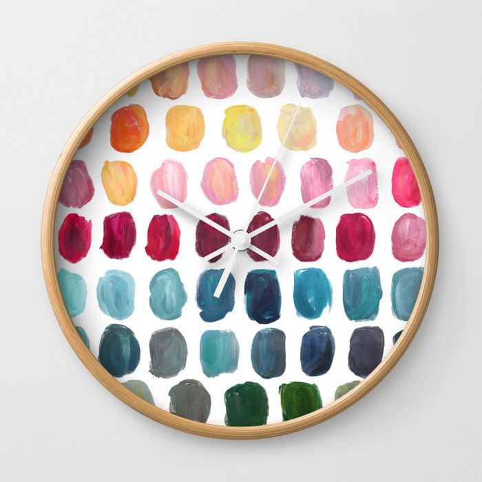 Color Palette Wall Clock