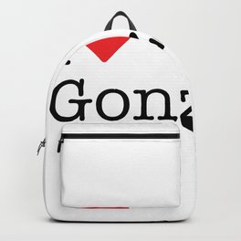 I Heart Gonzales, CA Backpack | Heart, Red, Graphicdesign, White, Gonzales, Ilovegonzales, Love, California, Typewriter, Ca 