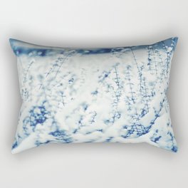 Blue Winter Rectangular Pillow