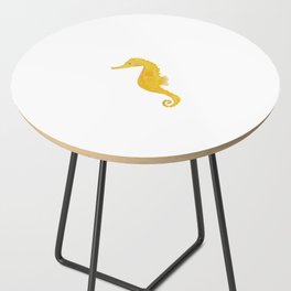 Yellow seahorse Side Table