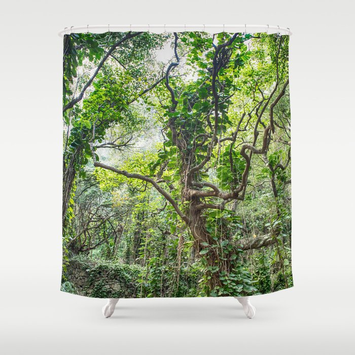 Jungle Vines Shower Curtain