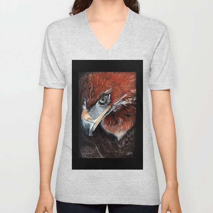 Wedge Tailed Eagle V Neck T Shirt