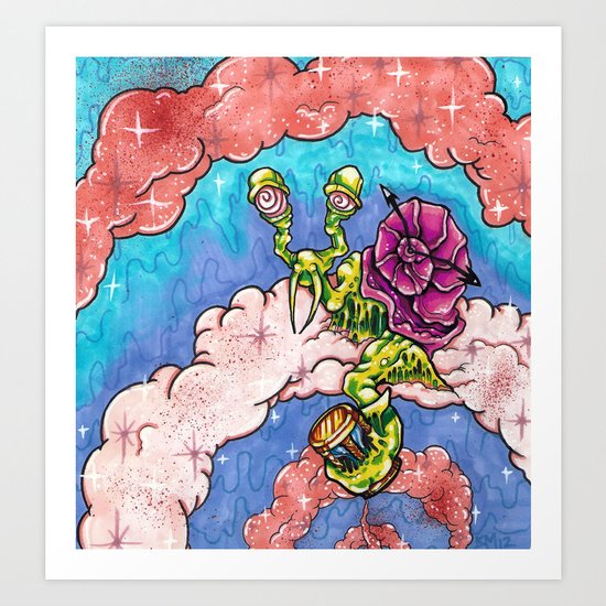 Time's Slow Art Print