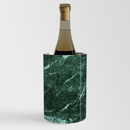 Dark Green Marble texture Wine Chiller