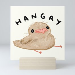 Hangry Chick Mini Art Print
