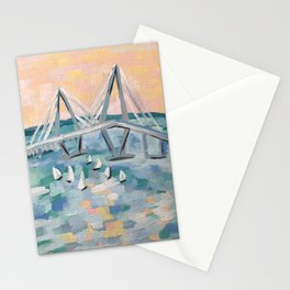 Charleston South Carolina Ravenel Bridge Stationery Cards