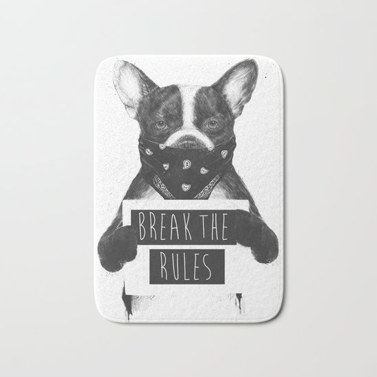 Rebel dog Bath Mat