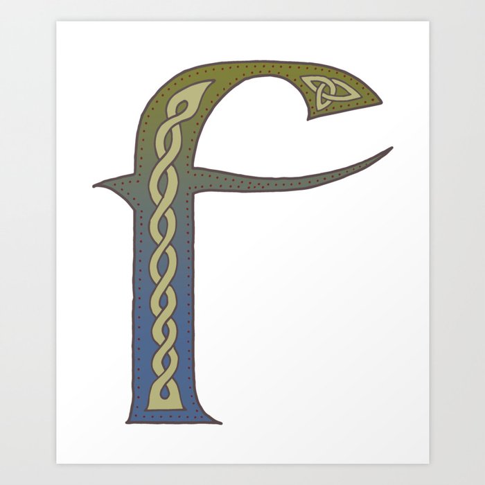 Celtic Knotwork Alphabet Letter F Art Print By Pressfordesign Society6 Calligraphy text generator copy & paste. celtic knotwork alphabet letter f art print by pressfordesign