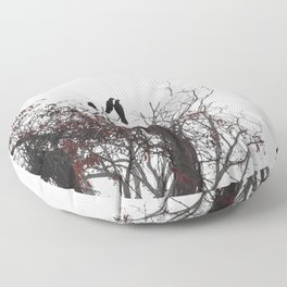 Three Crows Floor Pillow