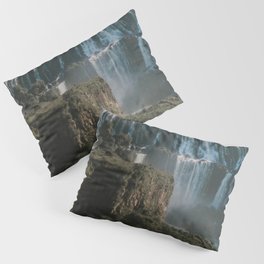 Brazil Photography - The Famous Iguazu Falls In The Jungle Pillow Sham