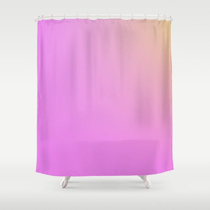 53  Rainbow Gradient Colour Palette 220506 Aura Ombre Valourine Digital Minimalist Art Shower Curtain