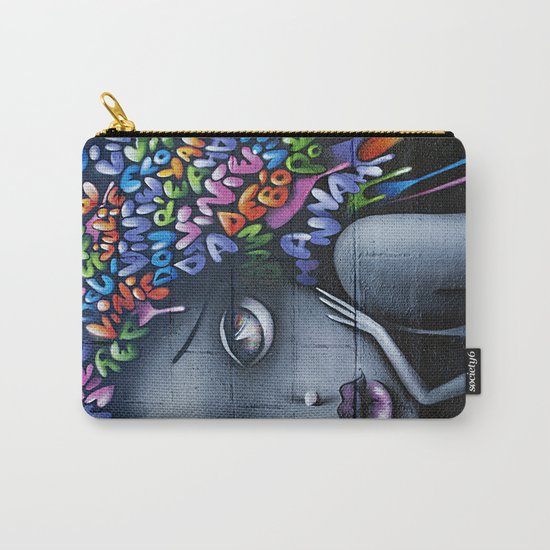 girl letters grafitti Carry-All Pouch