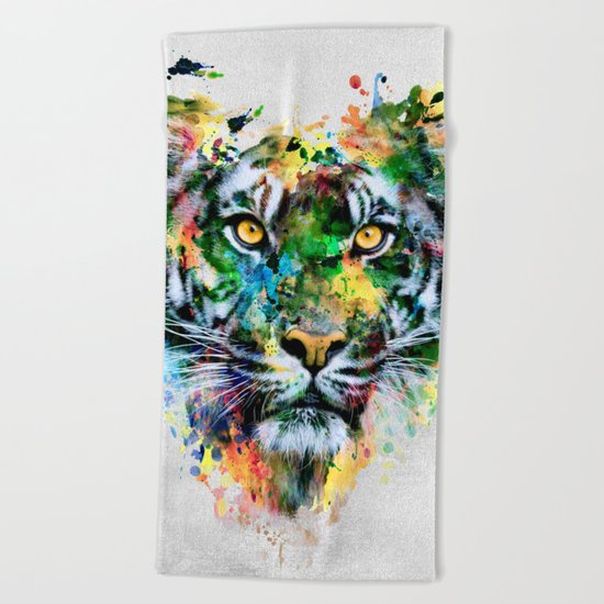 Tiger Beach Towel