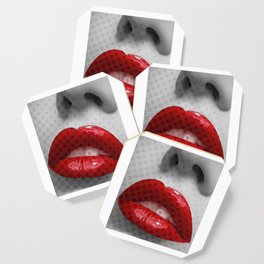 RED LIPS Coaster
