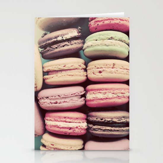 Macarons Stationery Cards