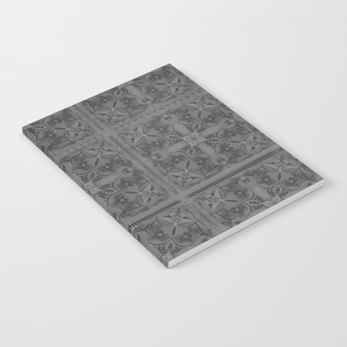 Fancy Gray Tiles Notebook