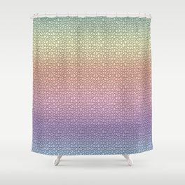 Light Puzzles Modern Trendy Collection Shower Curtain